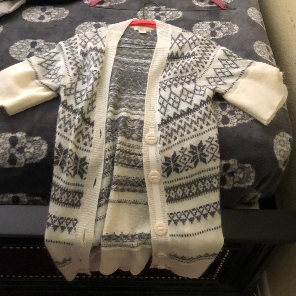 Short sleeve cardigan